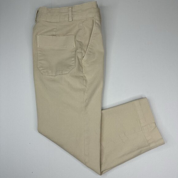 Everlane‎ Women Cream The Organic Cotton Straight Leg 2 Luxury Pant 4/W27/L25.75 - Picture 3 of 12
